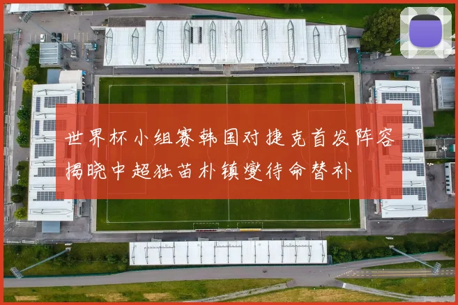 世界杯小组赛韩国对捷克首发阵容揭晓中超独苗朴镇燮待命替补